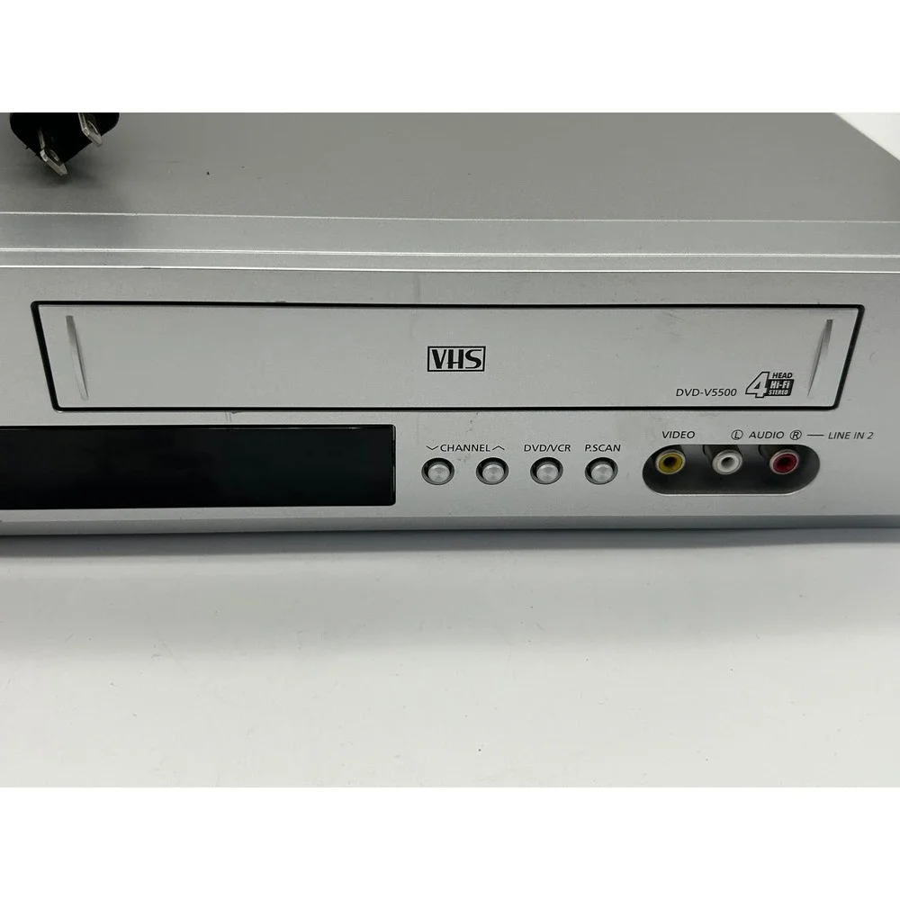 SAMSUNG DVD-V5500 VCR DVD COMBO VHS PLAYER RECORDER TESTED W/REMOTE and Manual